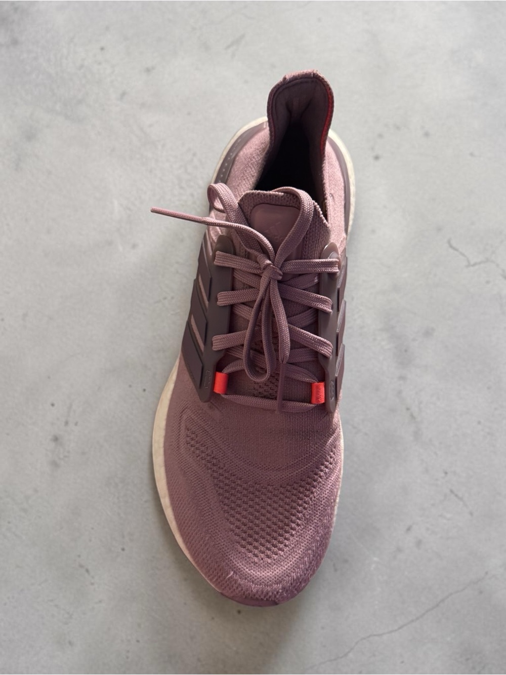 adidas Womens Mauve Pink Running Sneaker - Picture 2 of 3